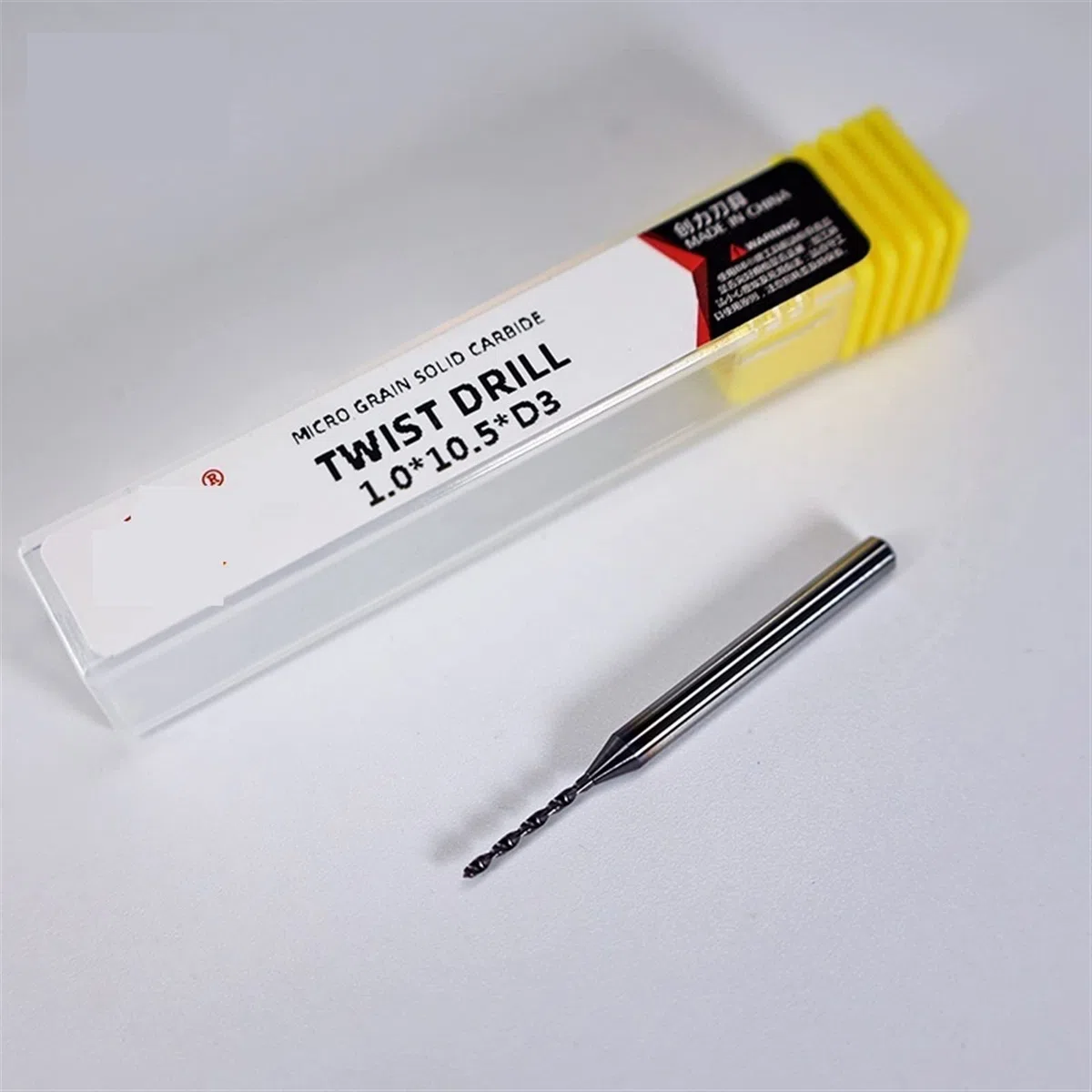 Mikro-VHM-Bohrer Präzisions-Lochbohren 0,15 mm bis 2,9 mm Durchmesser 3 mm 1 Stk. Metall Stahl Kunststoff 1 Stk (Color : Coated-D3x38L, Size : 0.15mm)