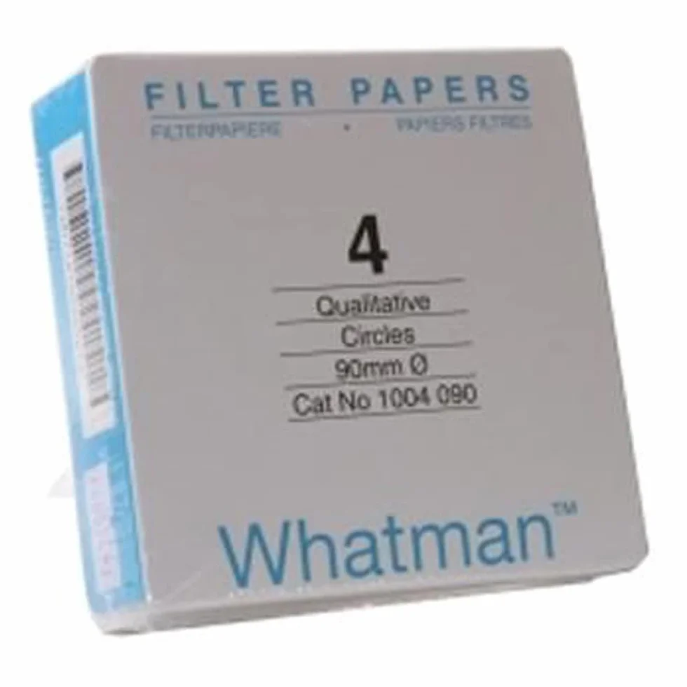 Whatman 1004150 Grade 4 Qualitative Filter Paper Standard, circle, 150 mm (Pack of 100)