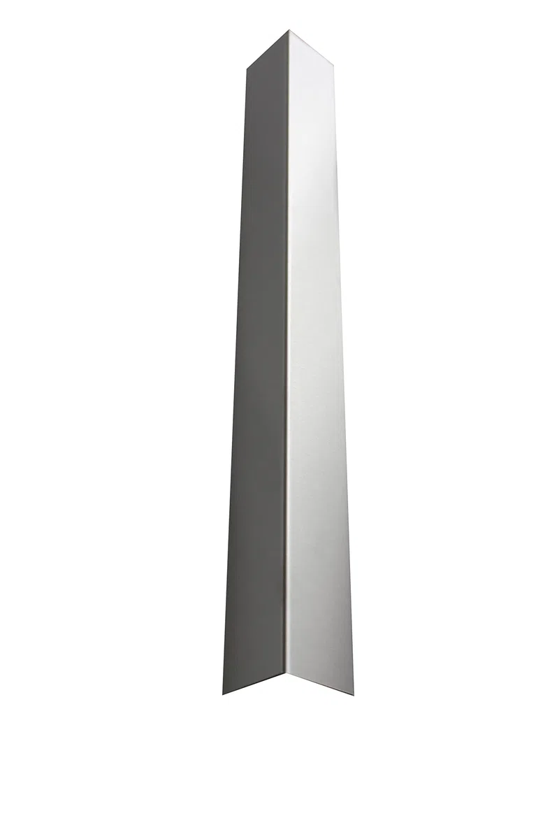 3mm Edelstahlwinkel gleichschenklig 1.4301 Oberfläche gebürstet Länge 1000/1500/2000mm (40x40mm 1500mm Länge)