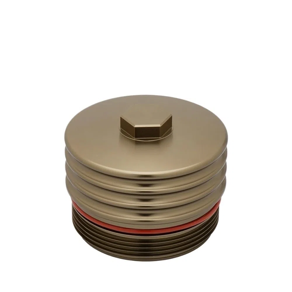 Geschmiedete Ölfiltergehäuseabdeckung aus Aluminiumlegierung, kompatibel mit N20 N26 N52 N54 N55 B48 B58 EA888 und ähnlichen Modellen(N20 N26 N52 N54 N55)