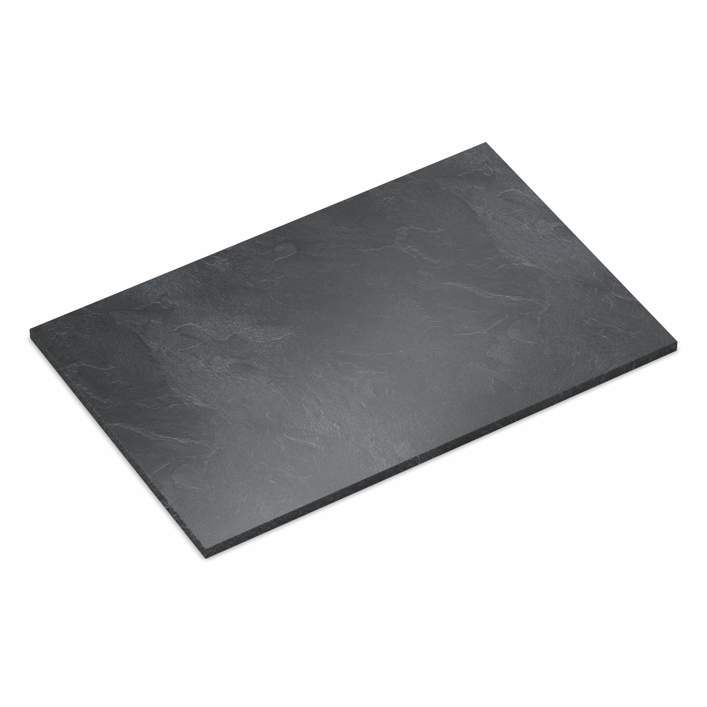 AUPROTEC Tischplatte 19mm Schiefer 60x60 cm I Spanplatte mit 1mm ABS Kante & PU-Verleimung I melaminharzbeschichtet I elegant & wasserabweisend