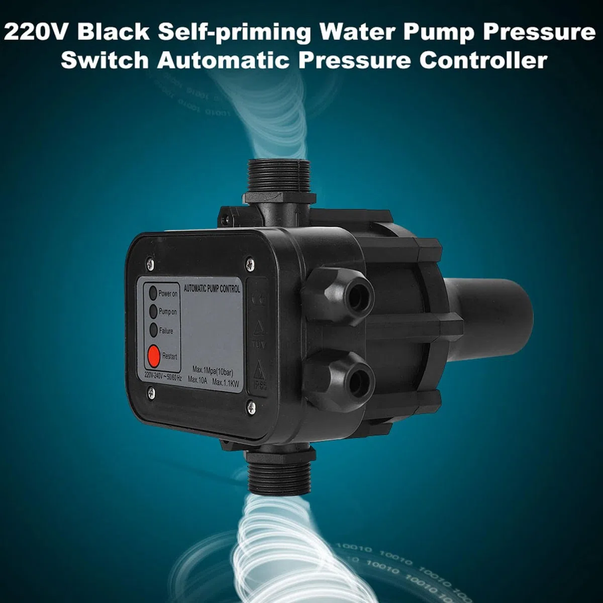 Druckschalter Wasserpumpe Druckschalter Druckregler Pumpendruckschalter Einfaches Design Trinkwasseraufbereitungspumpe Wassertankfüllung