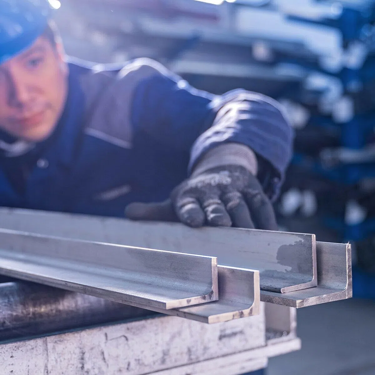 thyssenkrupp Edelstahlprofil 50x5mm, 2000mm – Winkel V2A 1.4301 – Edelstahl Winkelprofil für Konstruktion & Montage – L-Profil Edelstahl