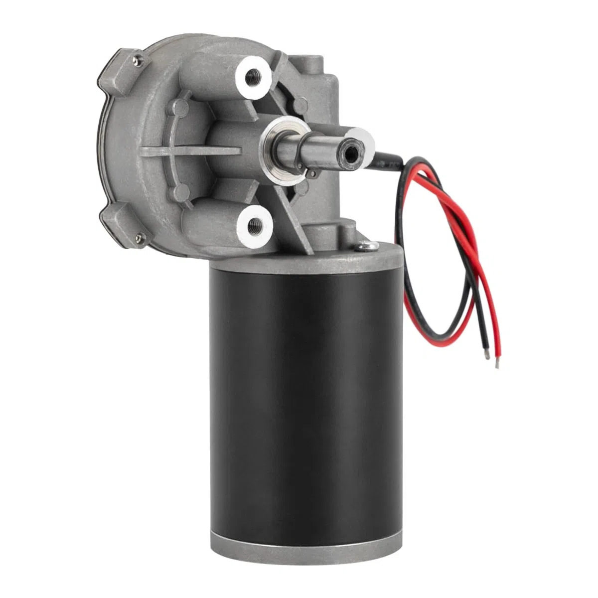 24V DC Schneckengetriebemotor Getriebemotor 220 U/min 80W Gleichstrommotor (Rechts)