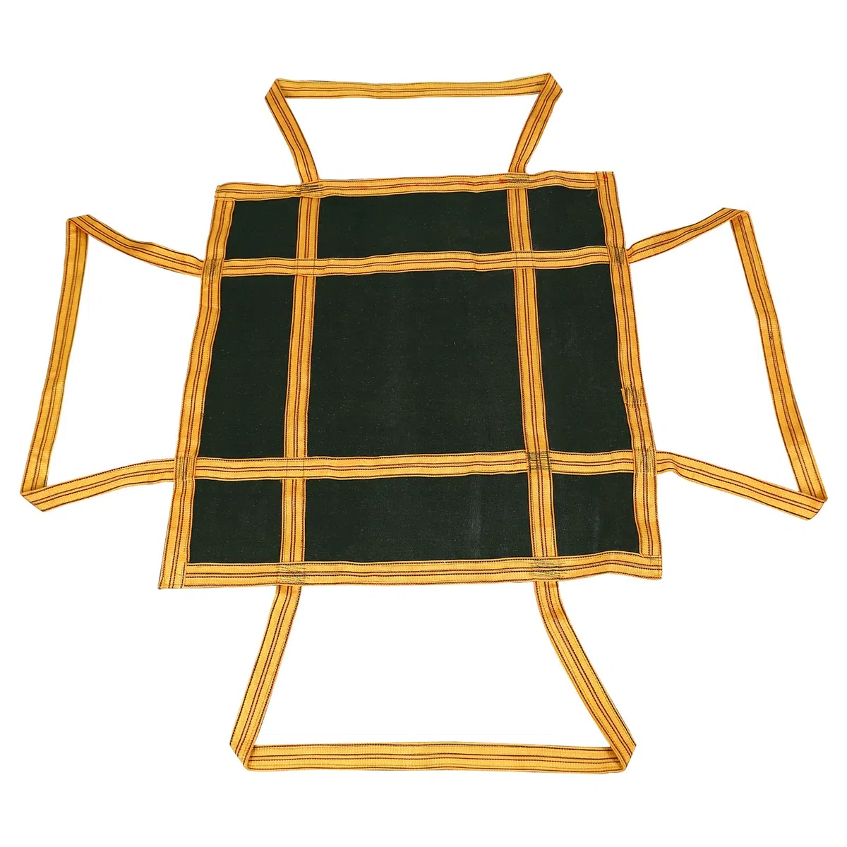 Hangendes Hebenetz aus Nylon und Leinwand, Frachtnetz, Hebeschlingennetz, hängende Ziegelnetztasche, Starke Tragfähigkeit, Hängendes Hebe-Gepäcknetz zum Be- und Entladen von Waren (1 * 1m / 1T)