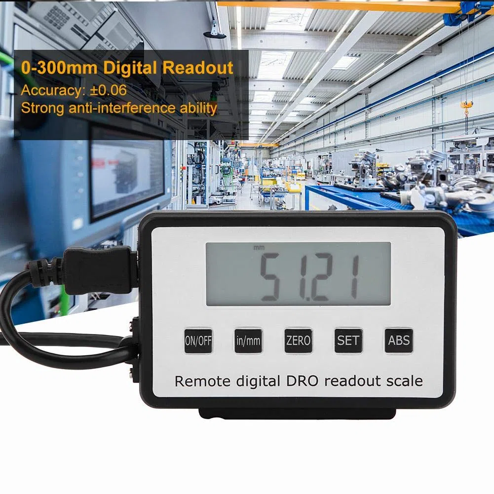 Digitalanzeige-Kit, 0-300mm LCD-Anreißmessschieber mit digitaler Linearskala, für Fräsmaschinen-Drehmaschinen