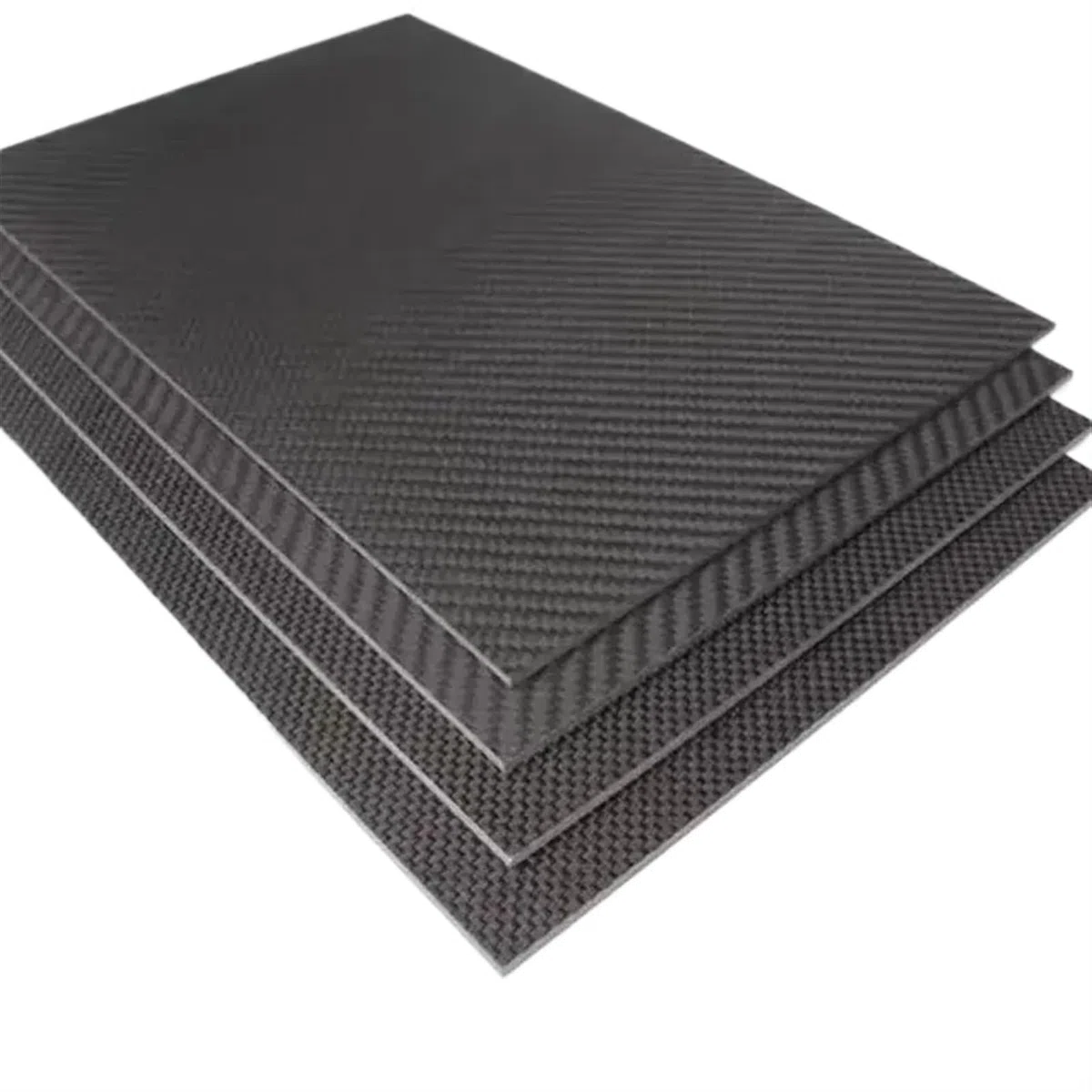 Carbon Platte 1PCS 400x500mm Carbon Faser Platte Blatt Hohe Festigkeit Carbon Board Panel Dicke 1mm 1,5mm 2mm 2,5mm 3,0mm 4mm 5mm 6mm Für Handarbeit, Restaurierung von Teilen(1.0mm Plain Glossy)