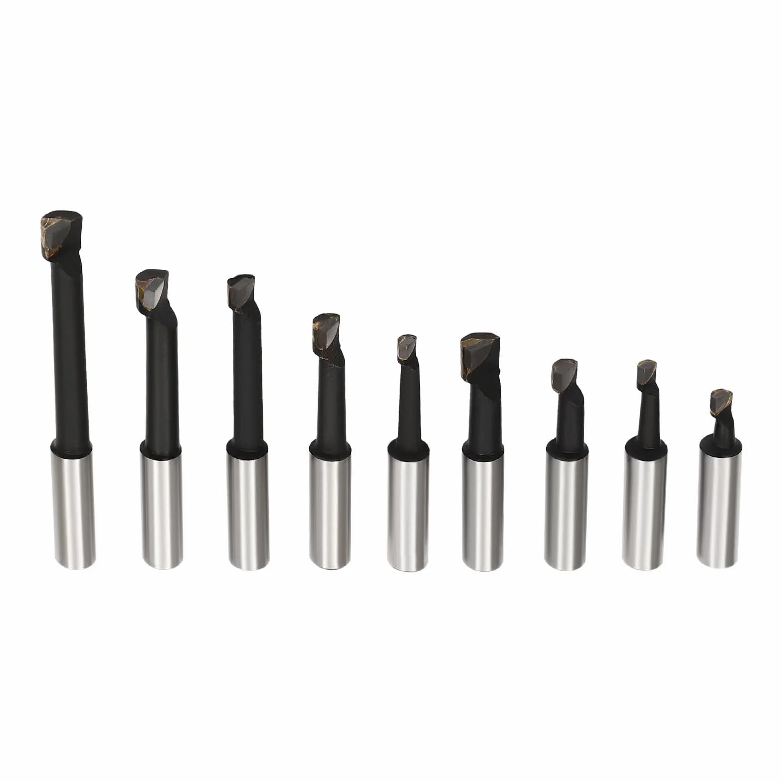 9 pcs Ausdrehkopf Bohrkopf Set MK2 M10 Ø 50, Bohrfutter Bohrstangen Set mit Bohrstangen Bohrkopf Fräswerkzeuge, Bohrbereich 10-125mm, für Fräs-, Bohr- und Bearbeitungsmaschinen