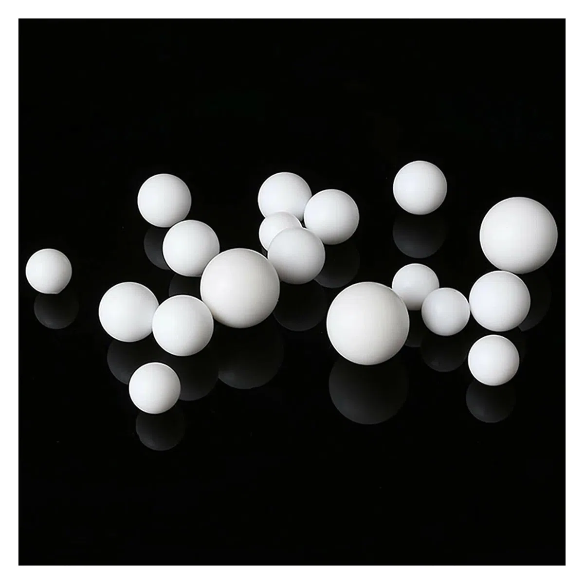 LIUCH POM-Kunststoffkugel Durchmesser 2 2,38 2,5 2,778 3 3,175 3,969 4 4,5 4,763 5 5,556 6 6,35 6,95 7 mm bis 15 mm Präzisions-Vollkugel weiß(100pcs,15mm)