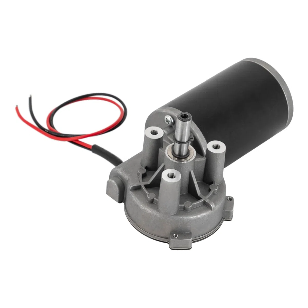 24V DC Schneckengetriebemotor Getriebemotor 220 U/min 80W Gleichstrommotor (Rechts)