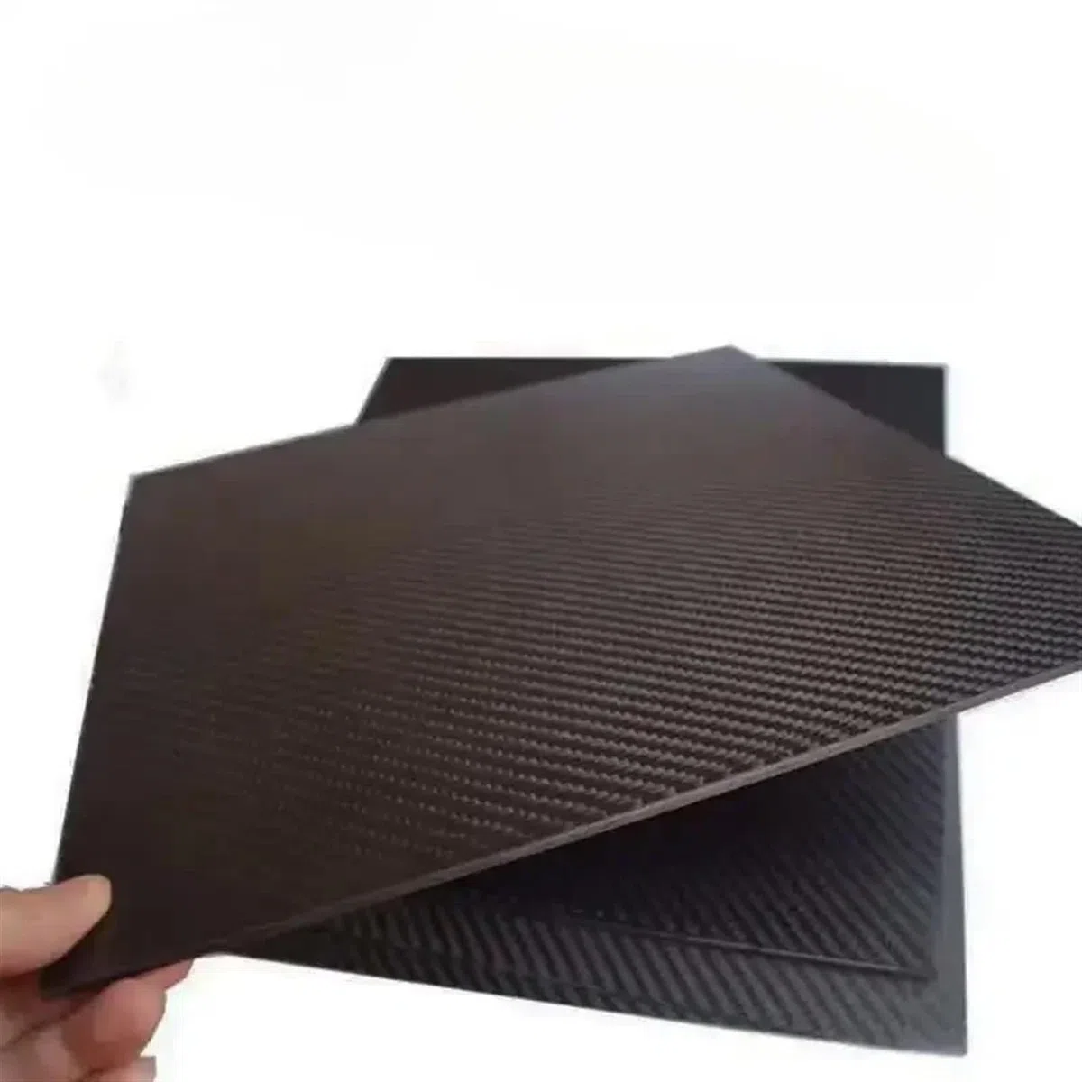 Carbon Platte 1PCS 400x500mm Carbon Faser Platte Blatt Hohe Festigkeit Carbon Board Panel Dicke 1mm 1,5mm 2mm 2,5mm 3,0mm 4mm 5mm 6mm Für Handarbeit, Restaurierung von Teilen(1.0mm Plain Glossy)