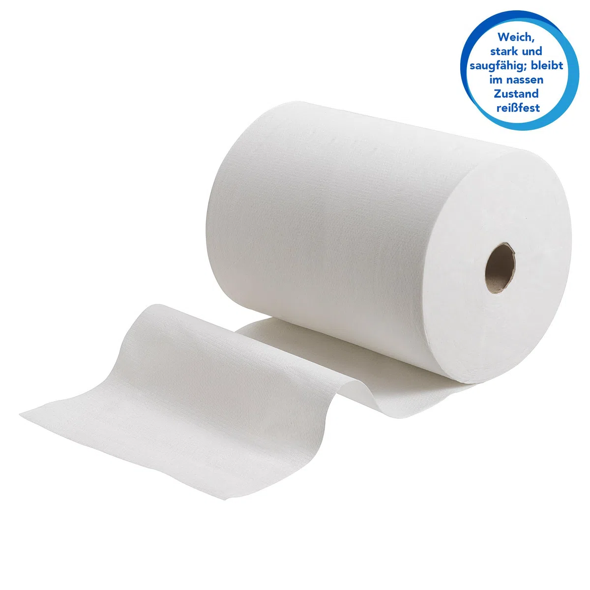 Scott gerollte Papierhandtücher Slimroll 6657, 1-lagige, saugfähige und reißfeste Papierhandtuchrollen, FSC-zertifiziert, weiße Handtücher für Spender, 6 Rollen x 165 m, (990 m insg.)