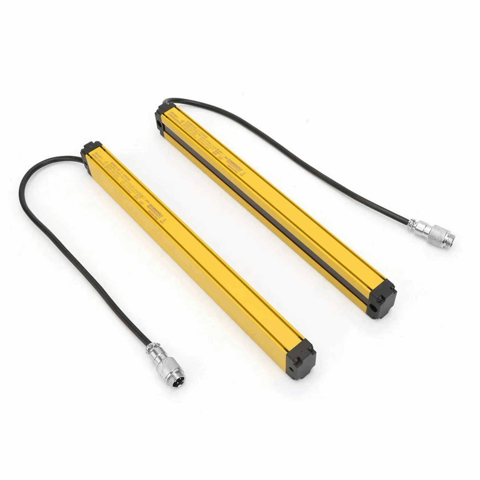 Buachois Sicherheits Lichtvorhang Sensoren, 6 Beams DC10–30V Lichtvorhang A Serie Lichtgitter BEM0640-C-200NB Sicherheitsgerät Sicherheitslichtgitter Optischer Gittersensor C Typ Dünner Lichtschranke