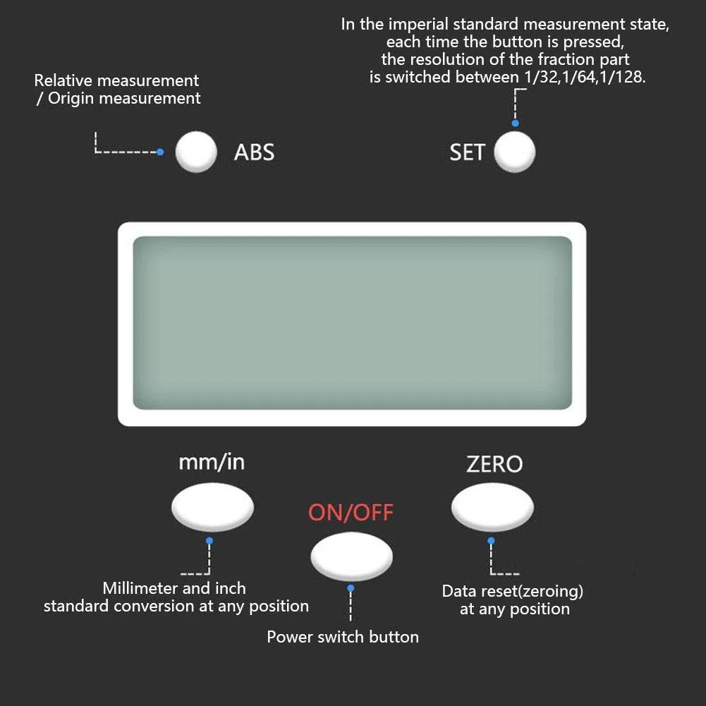 Digital Readout Kit,Auslesewaage digitaler Anzeigen Wegsensor LCD Ausleseset Präzise Digital Linear Scale mit LCD Anzeigen und Montagezubehör für Fräsmaschinen usw,0-150 mm,höher Leistung