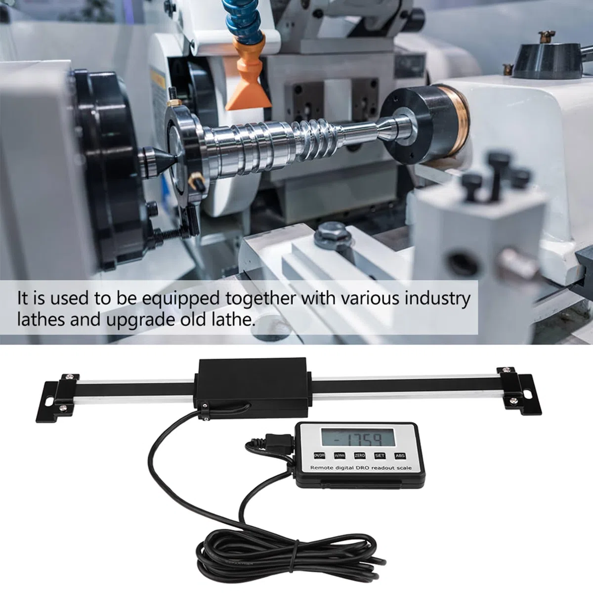 Digitalanzeige-Kit, 0-300mm LCD-Anreißmessschieber mit digitaler Linearskala, für Fräsmaschinen-Drehmaschinen
