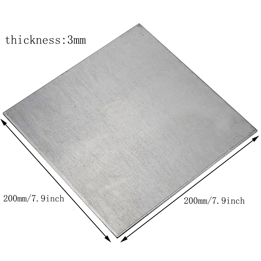 Titan legierungs Blech TC4/GR5 Platte Sheet Folie Titanium Hochreiner Wissenschaftliche Forschung Material Präzisionsteile200mm*200mm,3mm*200mm*200mm