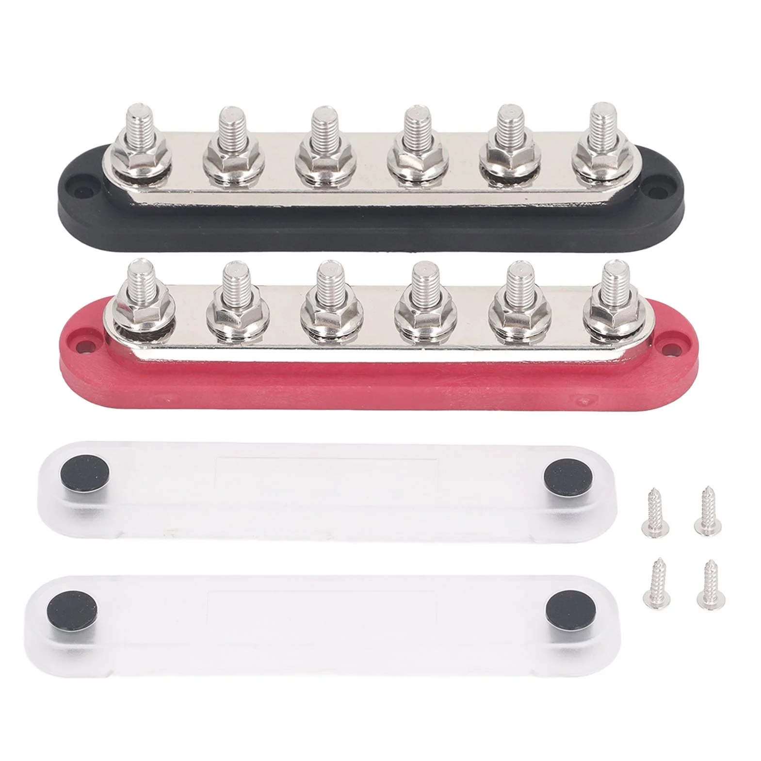 2 Stück Terminal-Sammelschiene 300 A 12–48 V Sammelschiene 300 A 12–48 V Stromverteilungsblöcke