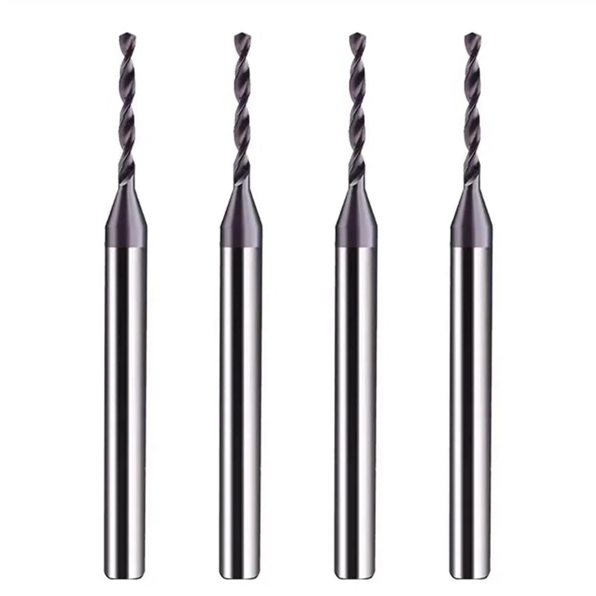 Mikro-VHM-Bohrer Präzisions-Lochbohren 0,15 mm bis 2,9 mm Durchmesser 3 mm 1 Stk. Metall Stahl Kunststoff 1 Stk (Color : Coated-D3x38L, Size : 0.15mm)