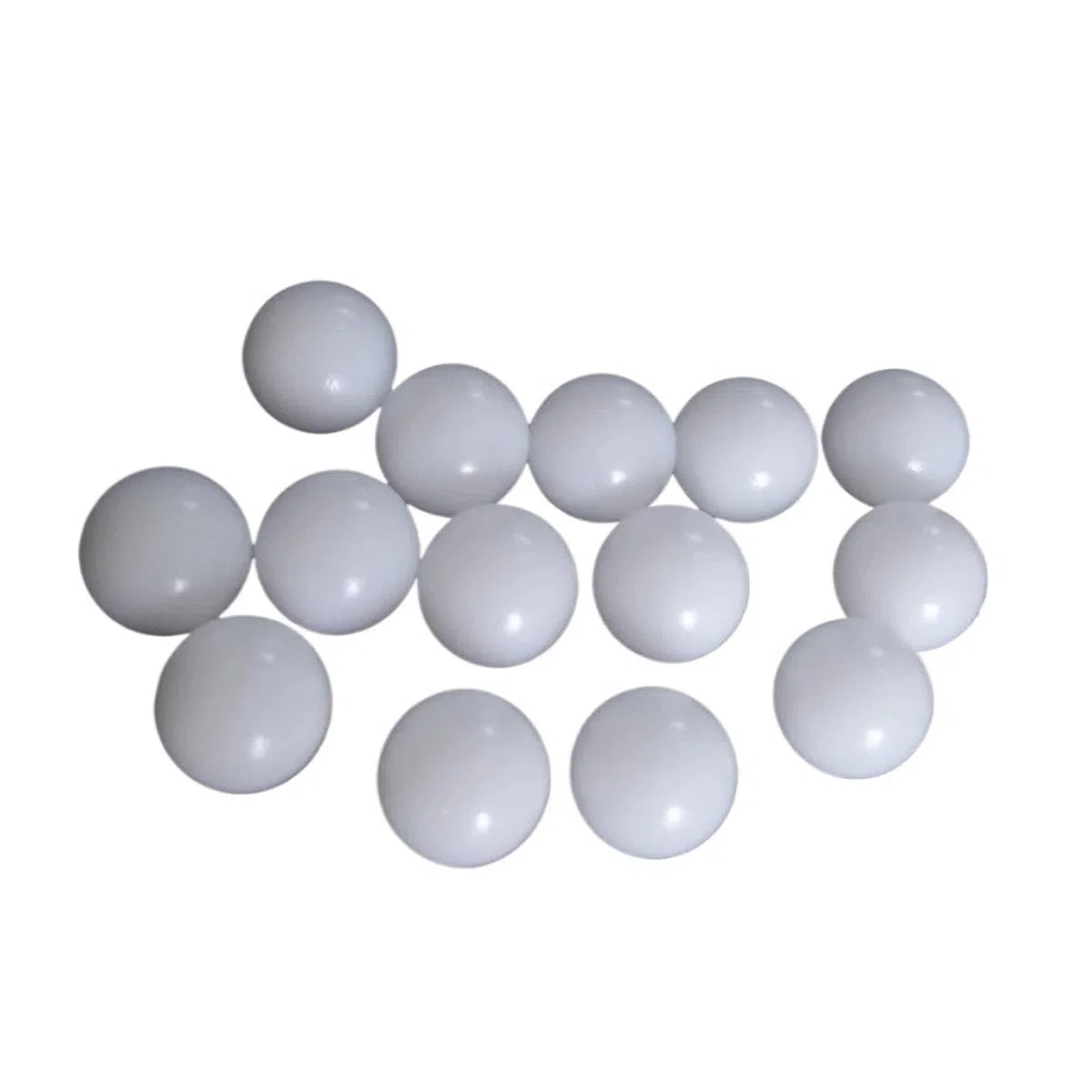 LIUCH POM-Kunststoffkugel Durchmesser 2 2,38 2,5 2,778 3 3,175 3,969 4 4,5 4,763 5 5,556 6 6,35 6,95 7 mm bis 15 mm Präzisions-Vollkugel weiß(100pcs,15mm)