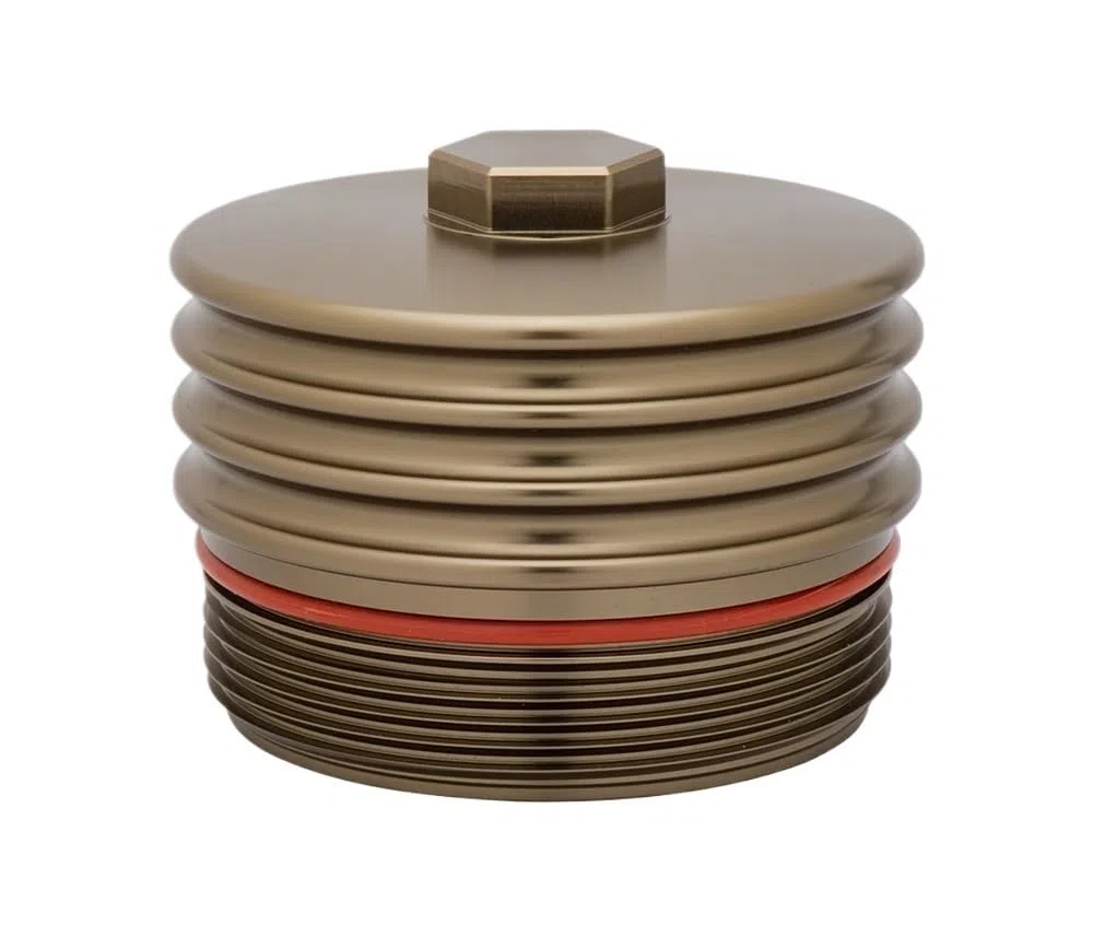 Geschmiedete Ölfiltergehäuseabdeckung aus Aluminiumlegierung, kompatibel mit N20 N26 N52 N54 N55 B48 B58 EA888 und ähnlichen Modellen(N20 N26 N52 N54 N55)