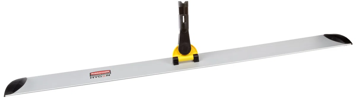Rubbermaid Commercial Products 36 inch HYGEN Quick Connect Single Sided Hall Dust Mop Frame - Yellow